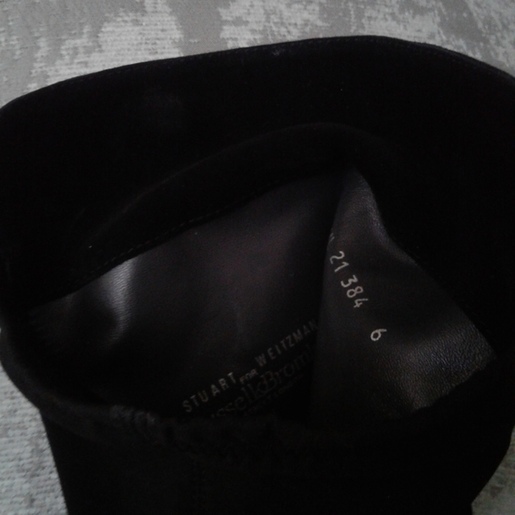 Authentic STUART WEITZMAN 5050 Suede Knee-High Boots - Picture 4 of 10